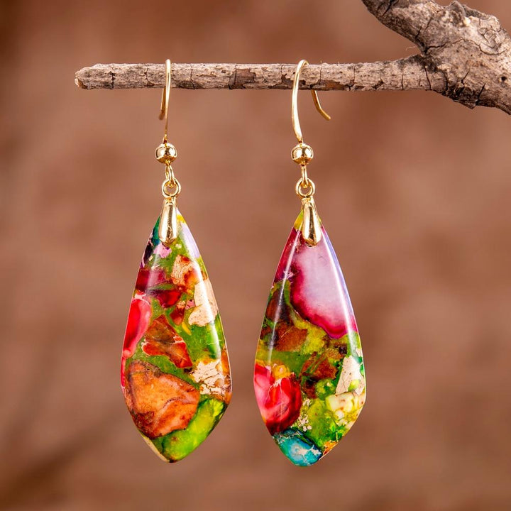 Regaliet Jasper Earrings - Serenelle-Nora Luxe