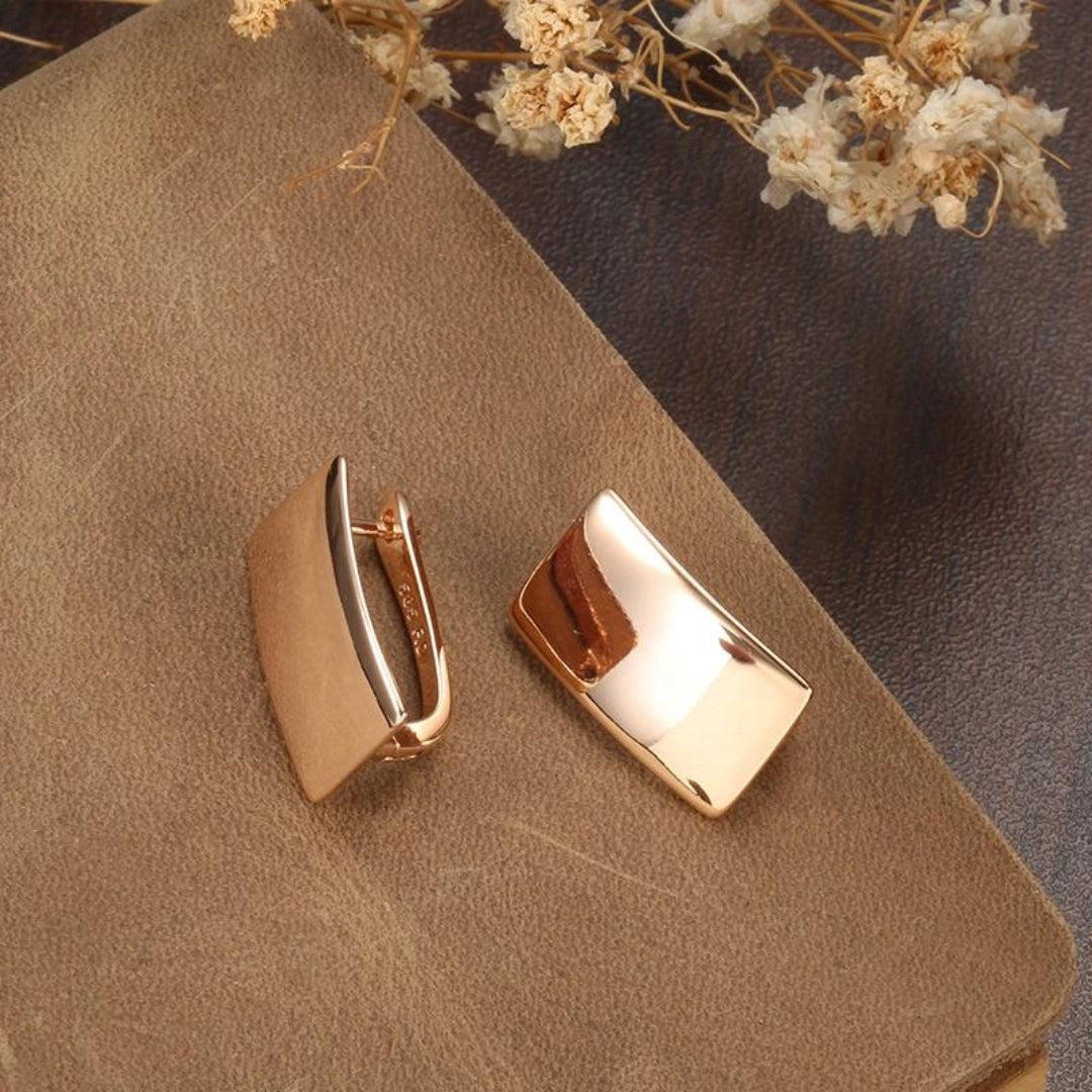 Rose Gold Earrings - Isabelle-Nora Luxe