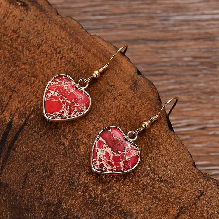Ruby Essence Jasper Earrings – Sienna-Small-Nora Luxe