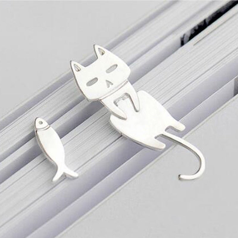 Silver Climbing Cat Earrings - Luna-Nora Luxe