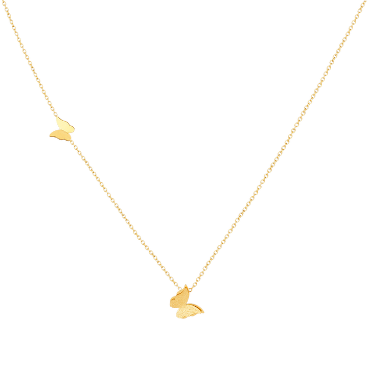 Spring Butterfly Necklace - Alara-Gold-Nora Luxe