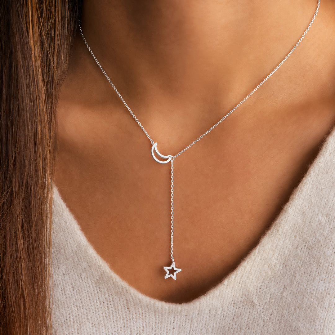Star Light Necklace - Nova-Silver-Nora Luxe