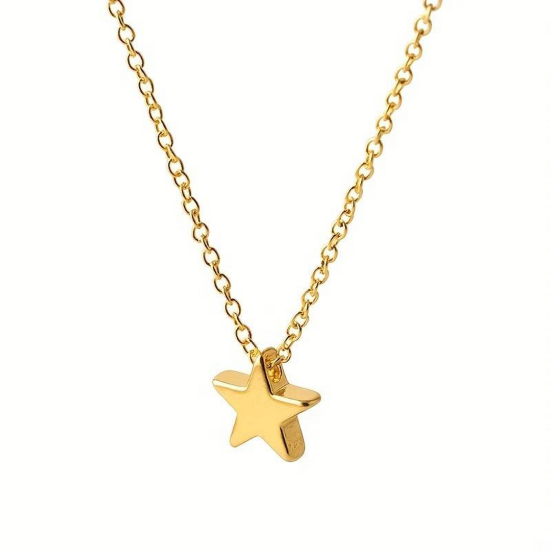 Star Necklace of Luck - Lyra-Gold-Nora Luxe