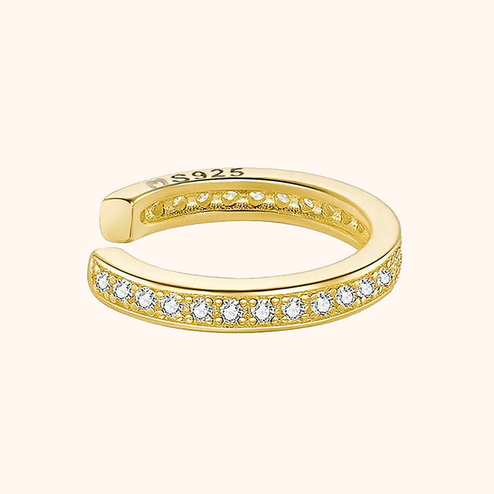 Strass Earring - Luna-Gold-Nora Luxe