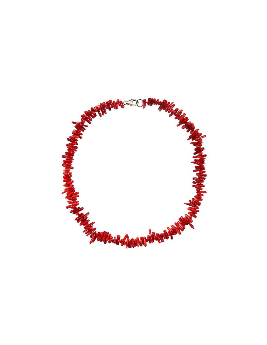 Stunning Red Coral Bead Necklace-Nora Luxe