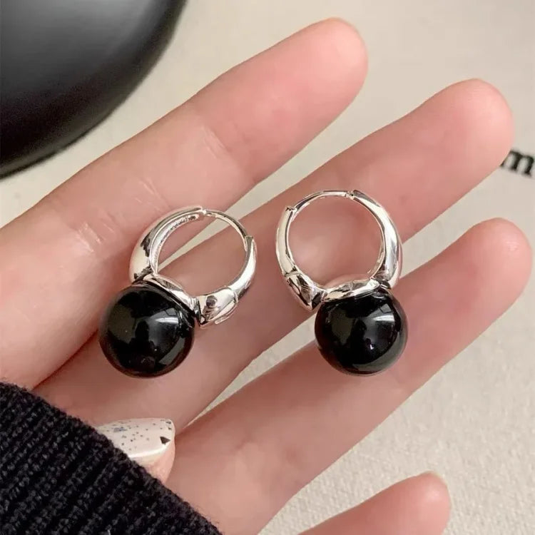 Stylish Black Onyx Earrings - Lina-Nora Luxe
