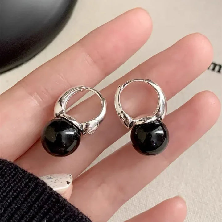 Stylish Black Onyx Earrings - Lina-Nora Luxe