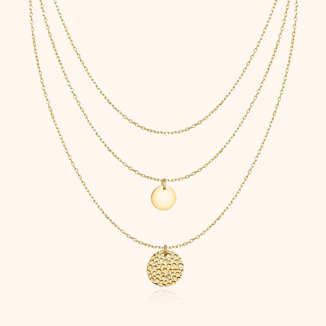 Stylish Layered Necklace - Aurora-Gold-Nora Luxe