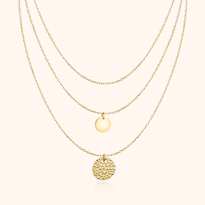 Stylish Layered Necklace - Aurora-Gold-Nora Luxe