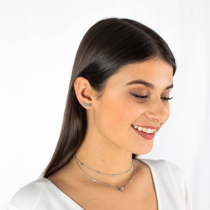 Stylish Love Necklace - Julia-Silver-Nora Luxe