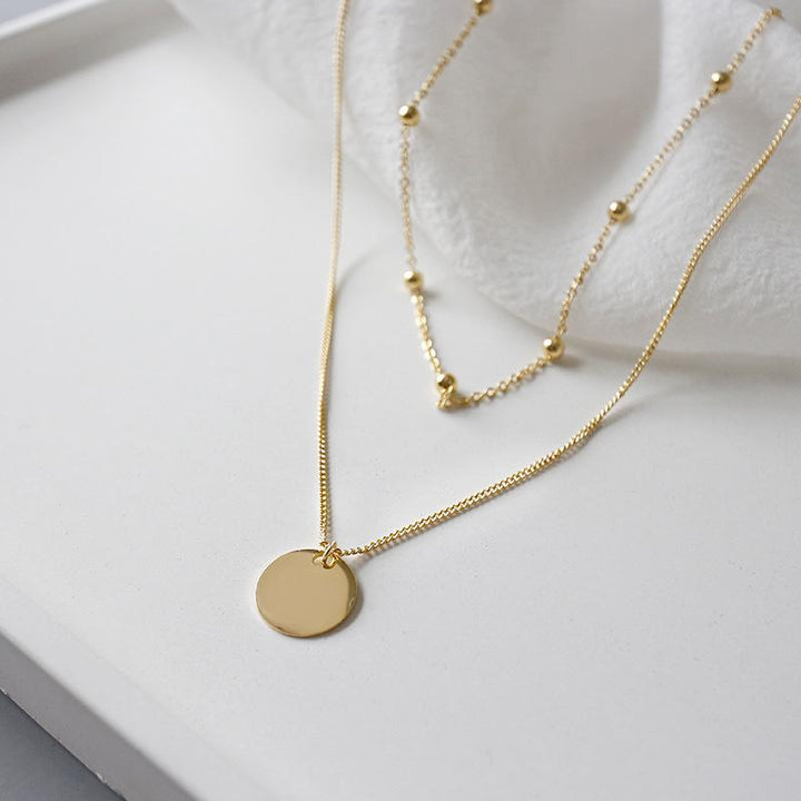 Stylish Multilayer Necklace - Lunisa-Gold-Nora Luxe