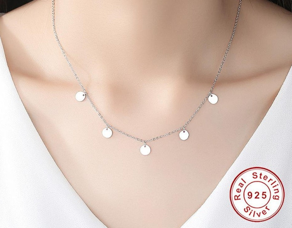 Stylish Silver Necklace - Aralyn-Nora Luxe