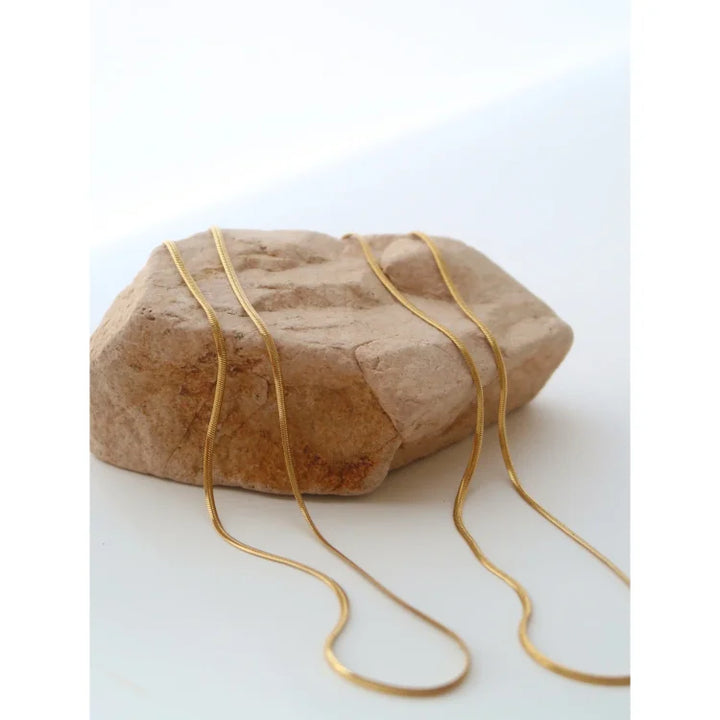 Stylish Slim Snake Necklace - Isis-Nora Luxe