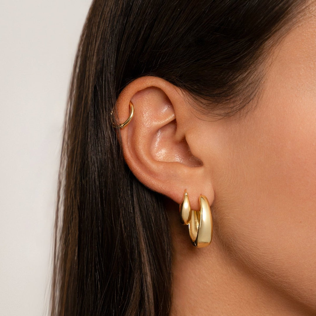 Timeless Earrings - Isolde-Gold-Nora Luxe