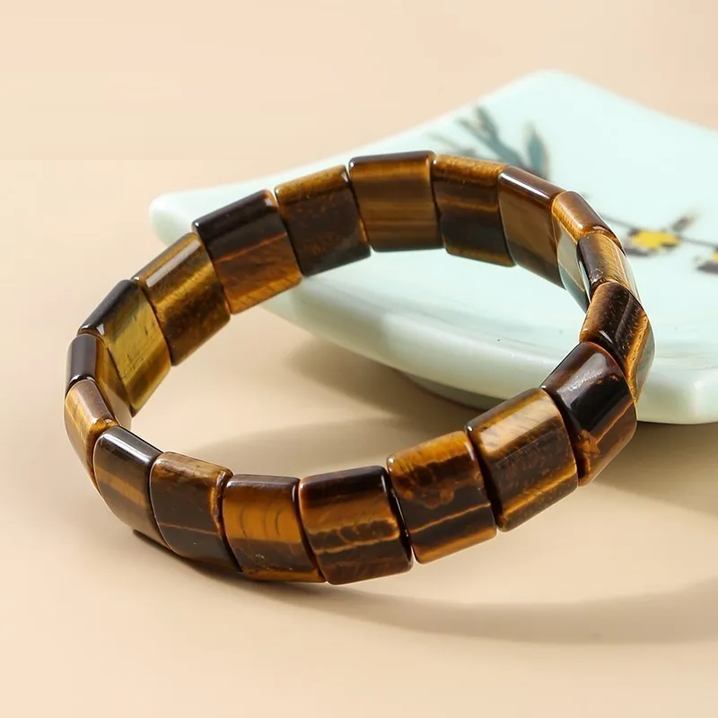 Tri-colour Natural Tiger Eye Bracelet | Healing Energy-Nora Luxe
