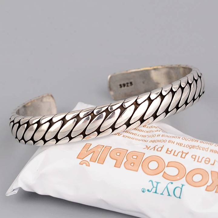 Unique Urban Silver Bracelet | Elegant Silver Jewellery-Nora Luxe