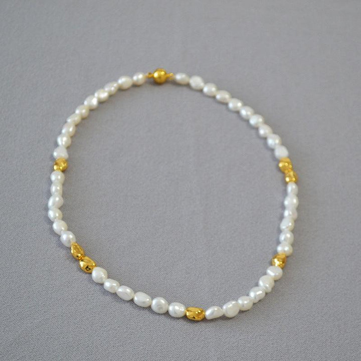 UniqueGlow Pearl Necklace - Elodie-Nora Luxe