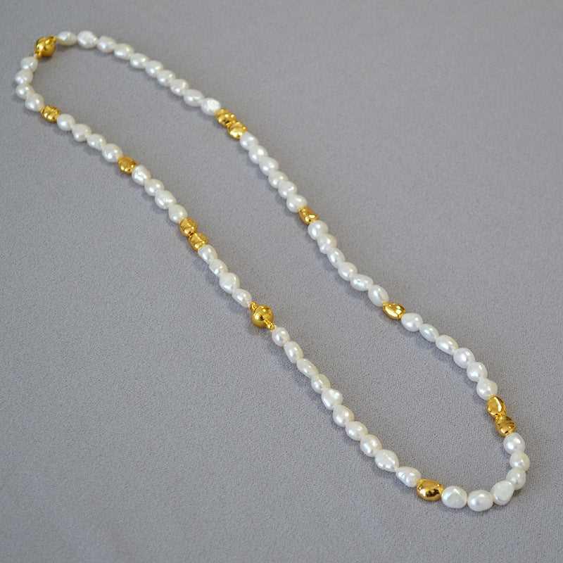 UniqueGlow Pearl Necklace - Elodie-Nora Luxe