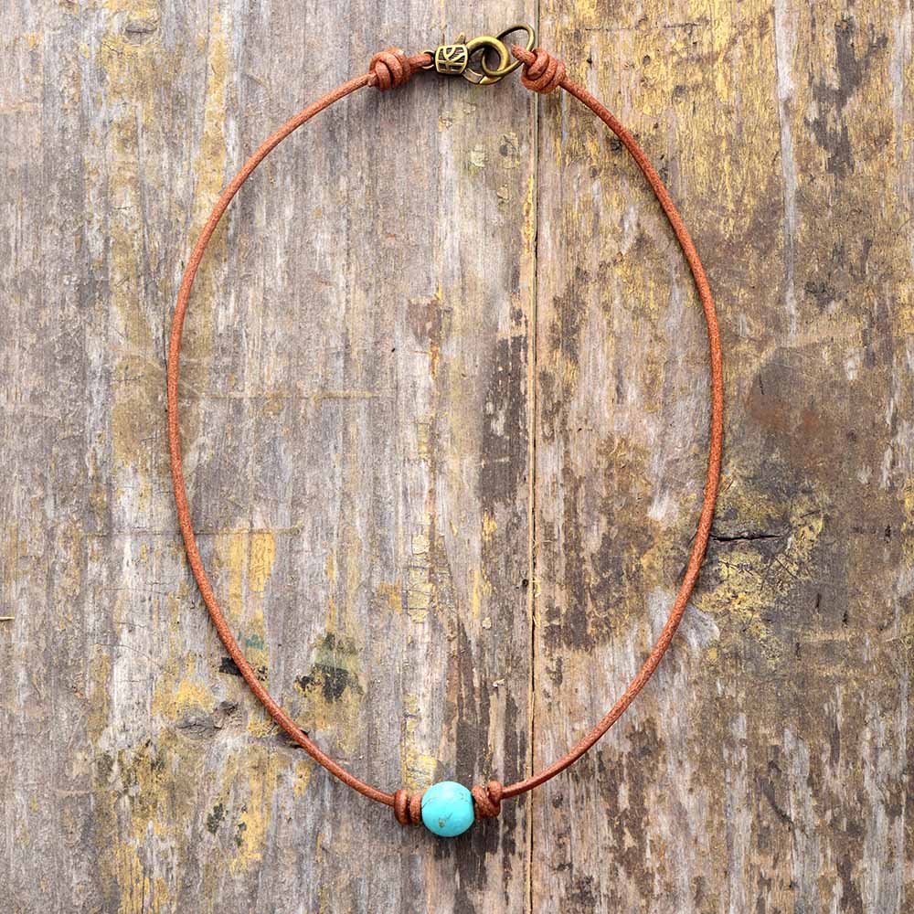 Valuable Turquoise Choker Necklace – Calista-Nora Luxe