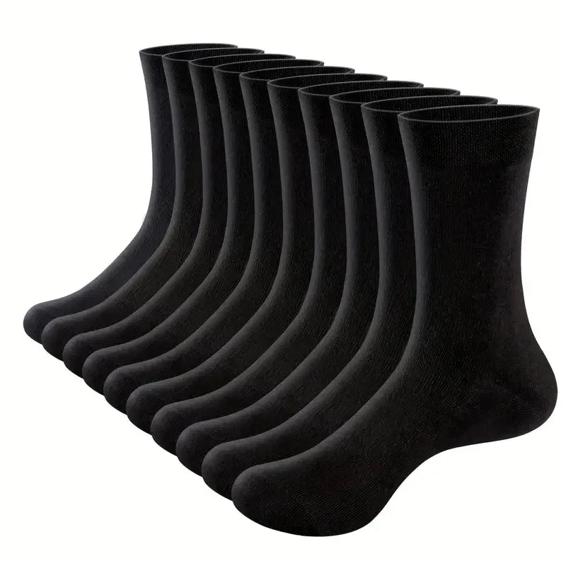 10 PAIRS OF BREATHABLE BAMBOO MEN'S SPORTS SOCKS - ANTI-SLIP-5 pairs DP088-Nora Luxe