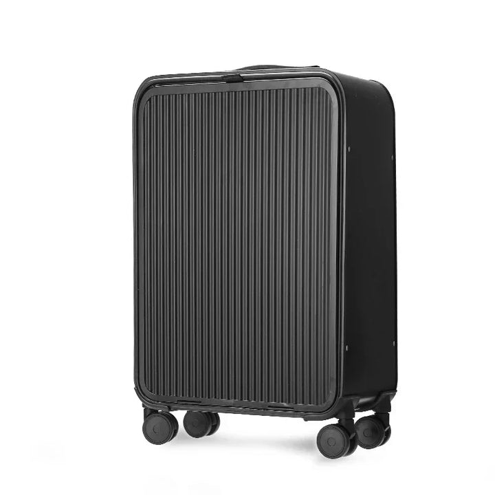 100% Aluminum hard-shell case – Valparaíso-Black-S (47 L)-Nora Luxe