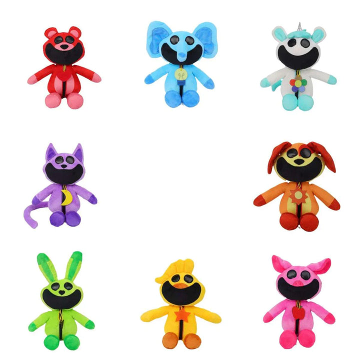 11.81 inches Laughing Animal Plush Toys - CuddlePals-8-Pack-Nora Luxe