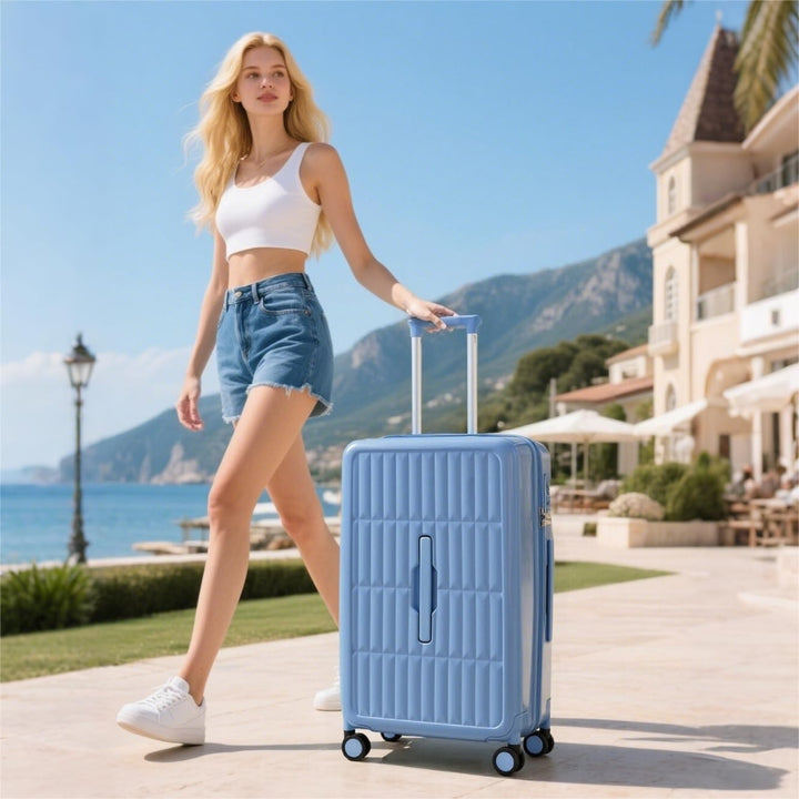 Airline-Approved 20" (50.8 cm) Carry-On Luggage with 3:7 Split & Triple-Layer PC Shell