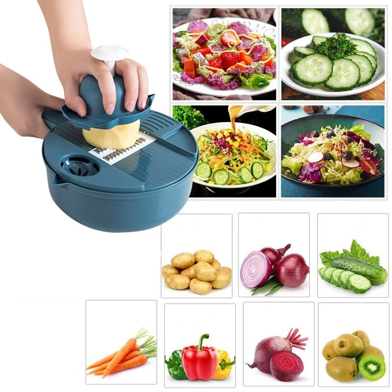 12-in-1 Multifunctional Slicer Set - ChefEase-Nora Luxe