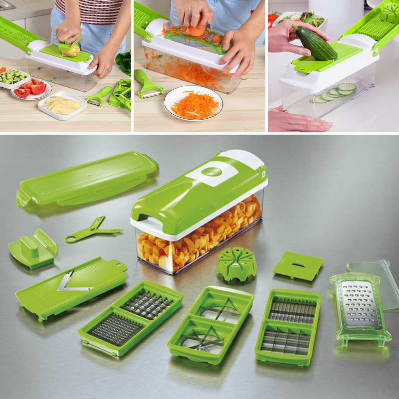 12-In-1 Multifunctional Vegetable Slicer - SlicePro-Nora Luxe