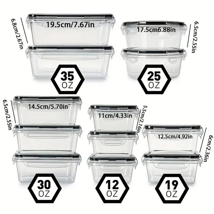 12-Piece Food Storage Container Set - FoodSaver-12-Piece Set-Nora Luxe