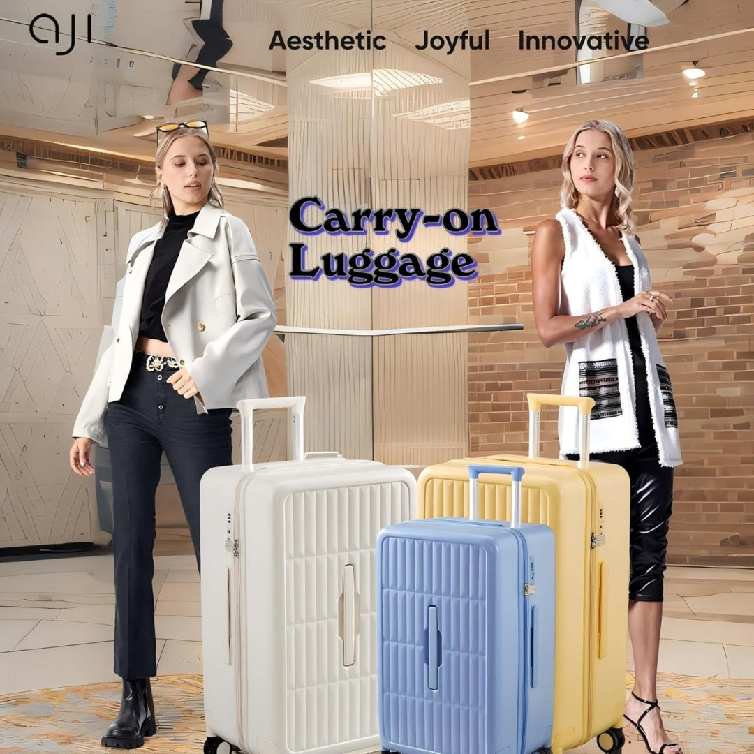 Airline-Approved 20" (50.8 cm) Carry-On Luggage with 3:7 Split & Triple-Layer PC Shell