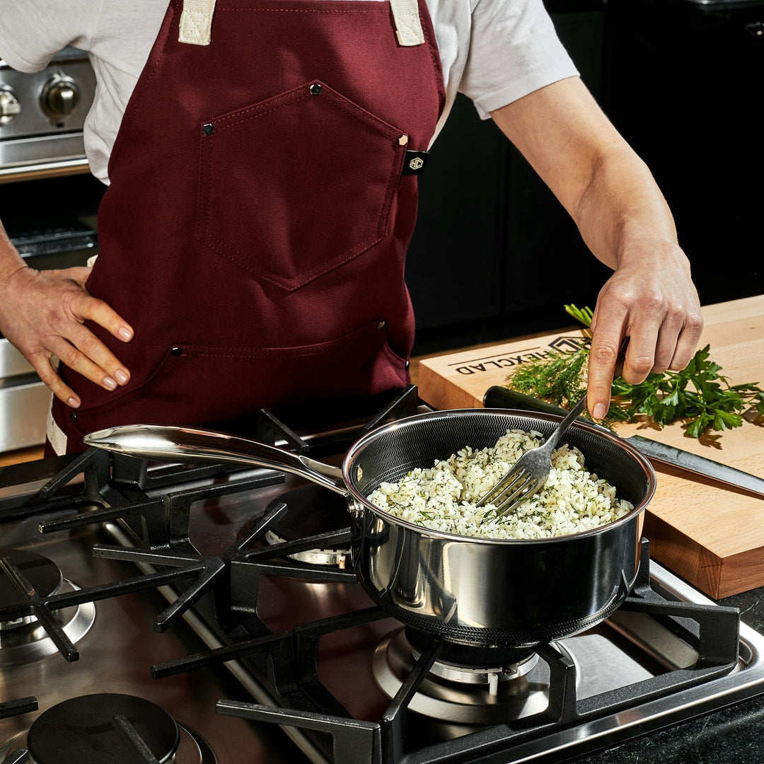 13 pc HexClad Hybrid Cookware Set with Lids-Nora Luxe