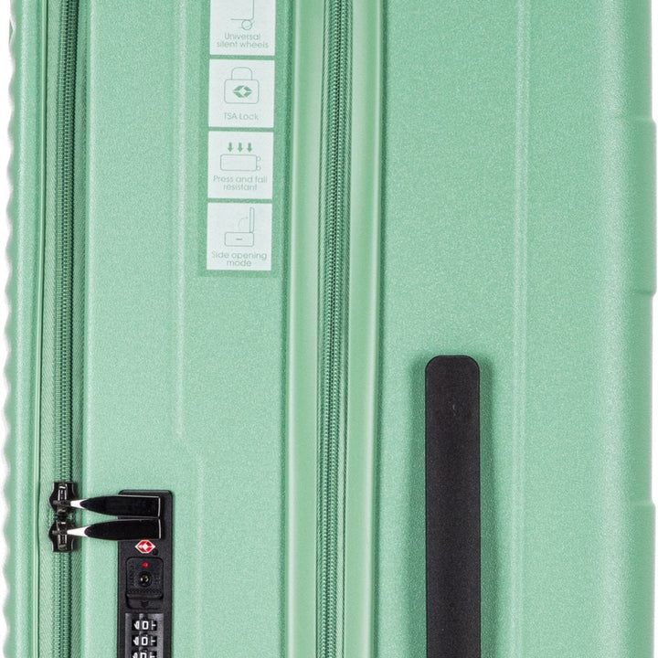 2-piece hard-shell suitcase set with laptop compartment – Berlin