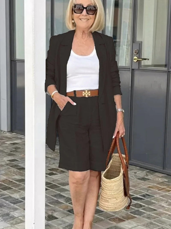 Trendy Ladies Linen Summer Set – Camille