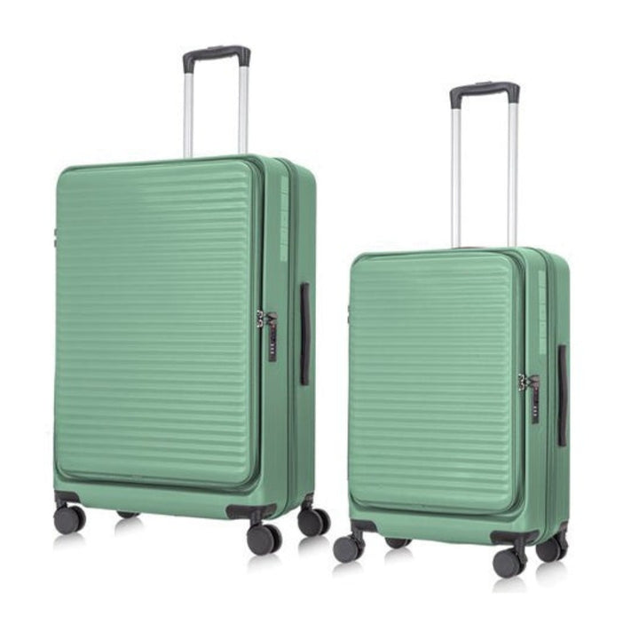 2-piece hard-shell suitcase set with laptop compartment – Berlin