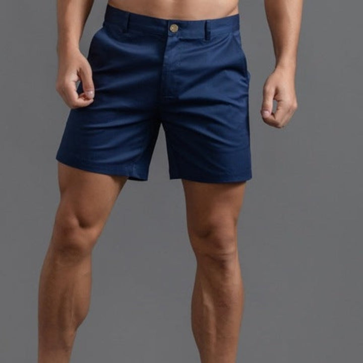 Fashionable slim-fit chino shorts for men – Emil