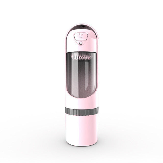 2-in-1 Feed and Water Bottle for On-the-Go - PawBuddy-Pink-Nora Luxe