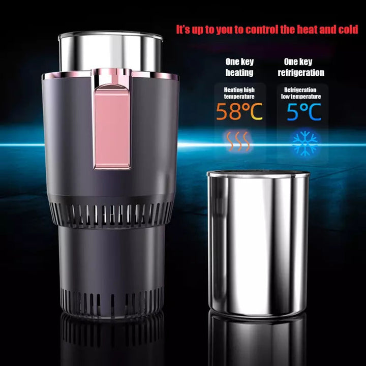 2-in-1 Mug with Heating and Cooling - ThermaChill Smart Cup-Black-Nora Luxe