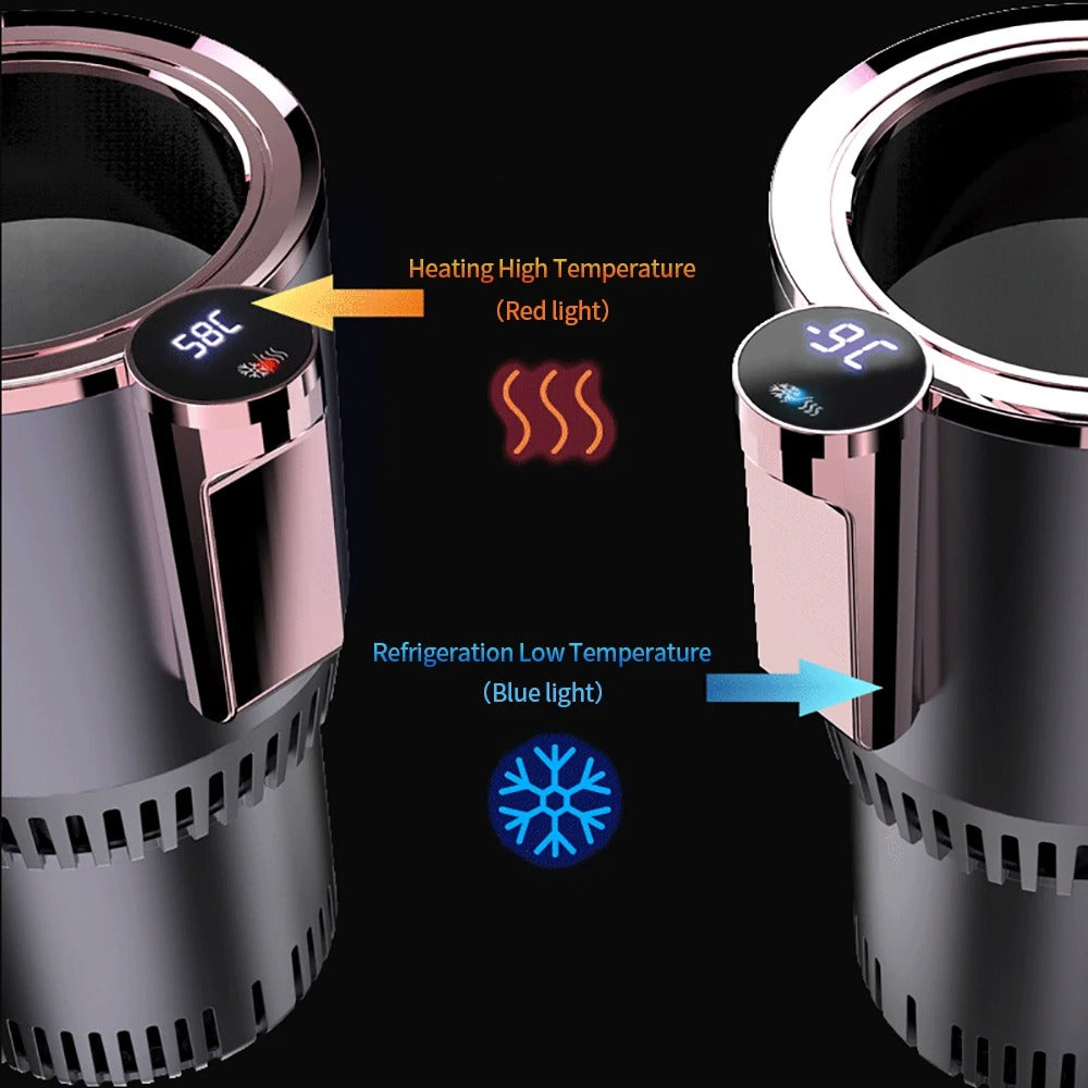 2-in-1 Mug with Heating and Cooling - ThermaChill Smart Cup-Black-Nora Luxe