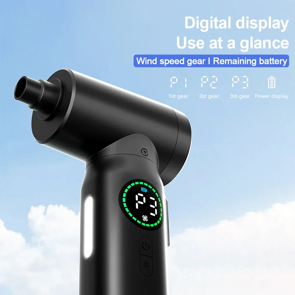 2-in-1 Portable Air Dust Vacuum and Blower with LED Light (7500mAh) - AirMaster-Style 1-Nora Luxe