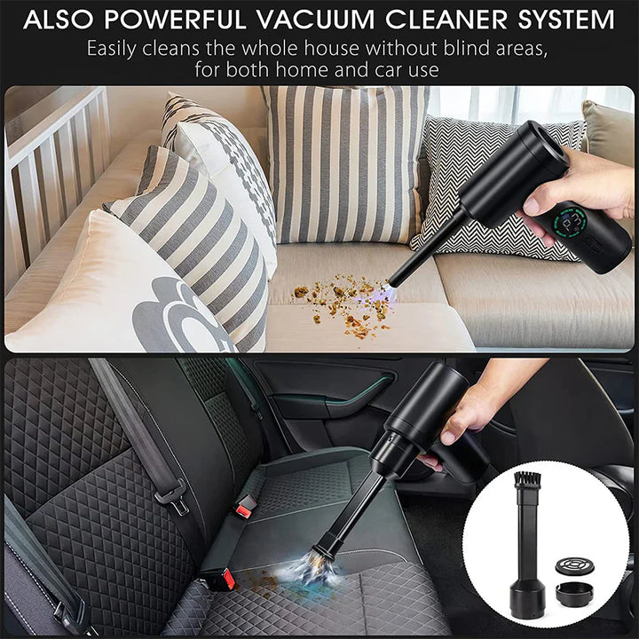 2-in-1 Portable Air Dust Vacuum and Blower with LED Light (7500mAh) - AirMaster-Style 1-Nora Luxe