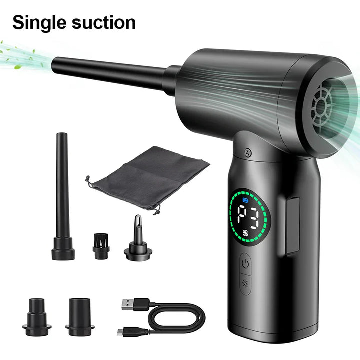2-in-1 Portable Air Dust Vacuum and Blower with LED Light (7500mAh) - AirMaster-Style 1-Nora Luxe
