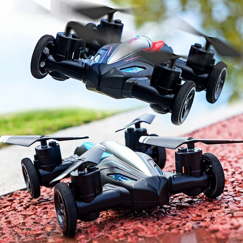 2-in-1 Remote Control Car - SkyRacer-Blue-Nora Luxe