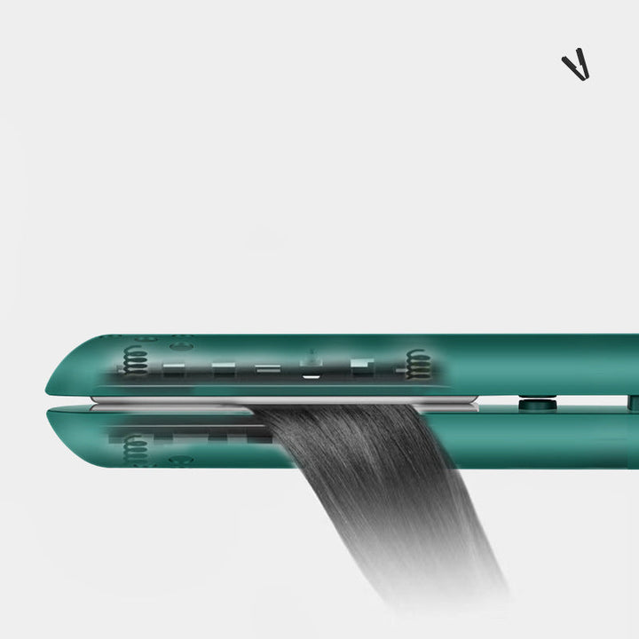 2-in-1 Styling and Curling Iron - StyleWaves-White-Nora Luxe