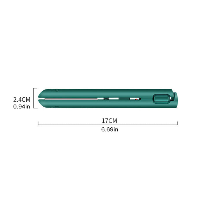 2-in-1 Styling and Curling Iron - StyleWaves-White-Nora Luxe