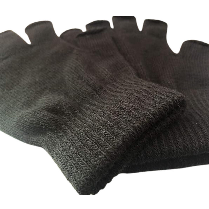 2-Pack Winter Knitted Fingerless Gloves - WarmFlex Set-Nora Luxe