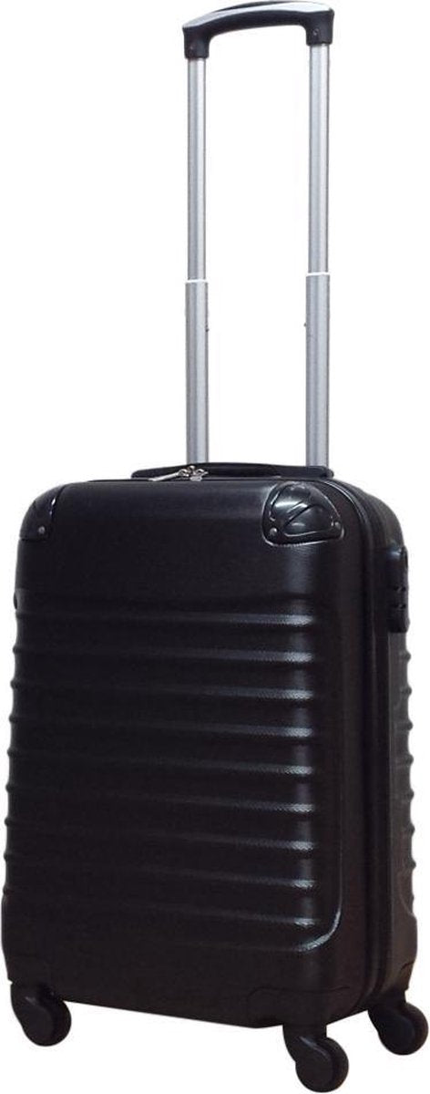 2-piece ABS luggage set – Ventura-Black-Nora Luxe
