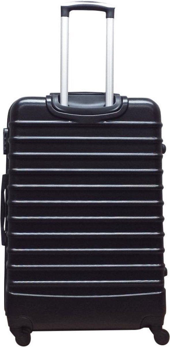 2-piece ABS luggage set – Ventura-Black-Nora Luxe