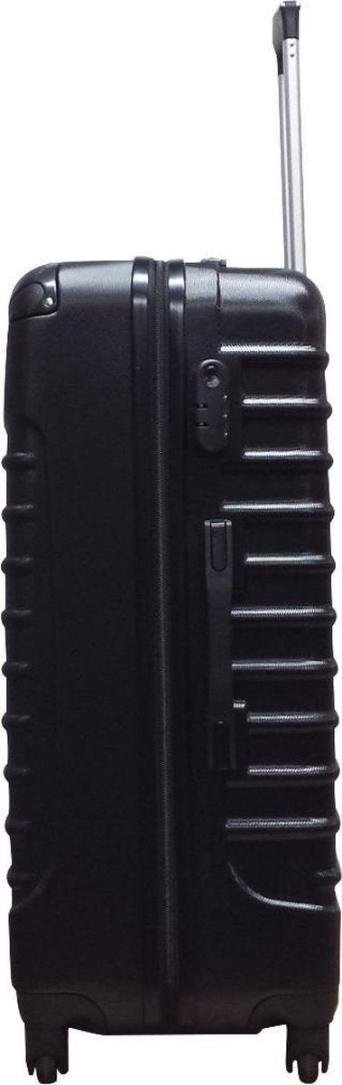 2-piece ABS luggage set – Ventura-Black-Nora Luxe