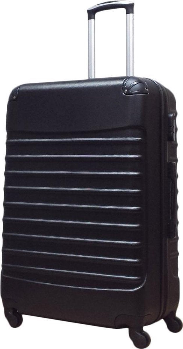 2-piece ABS luggage set – Ventura-Black-Nora Luxe